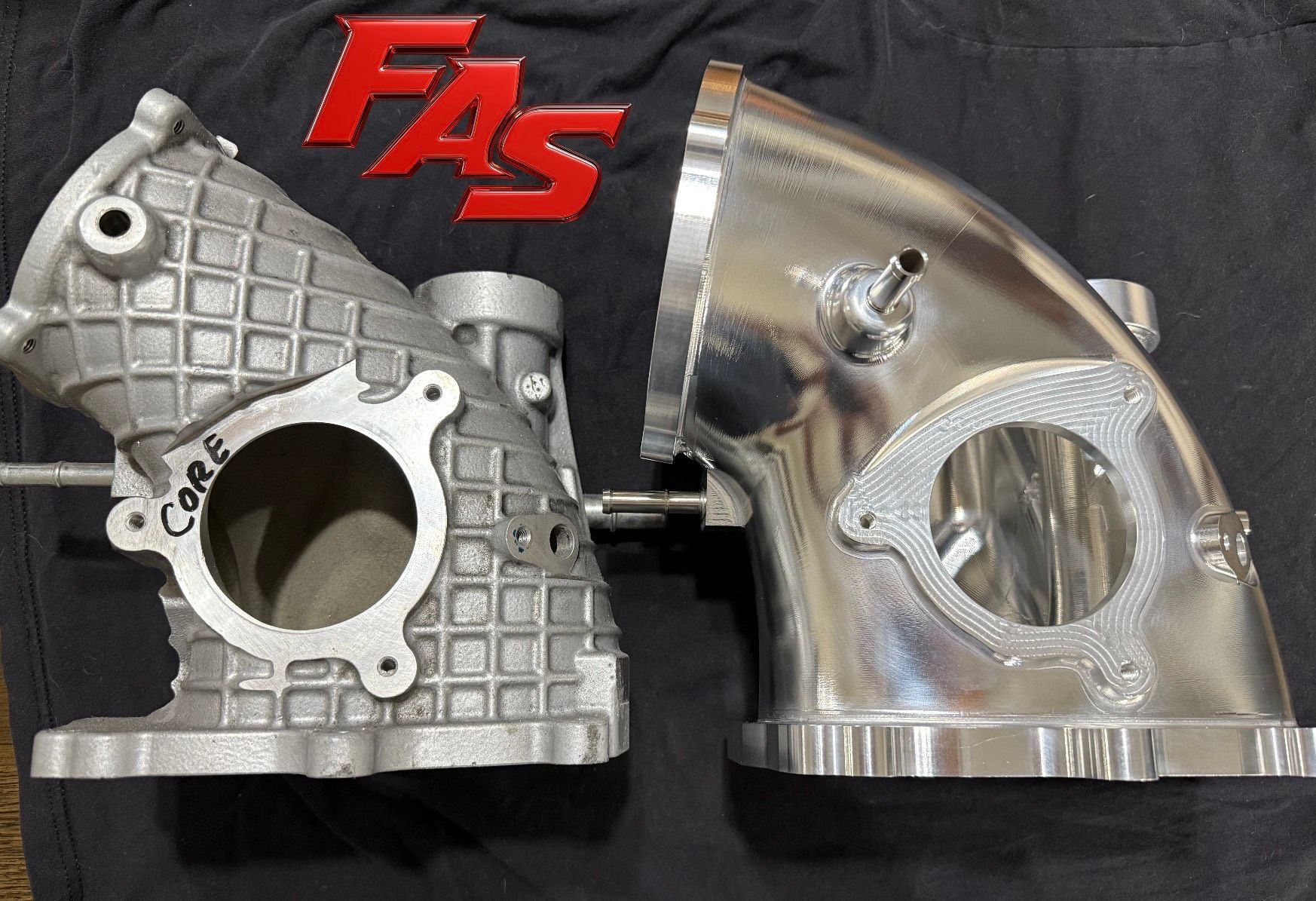 2.4L Hellcat 130mm Billet Supercharger Snout & 130mm Throttle Body